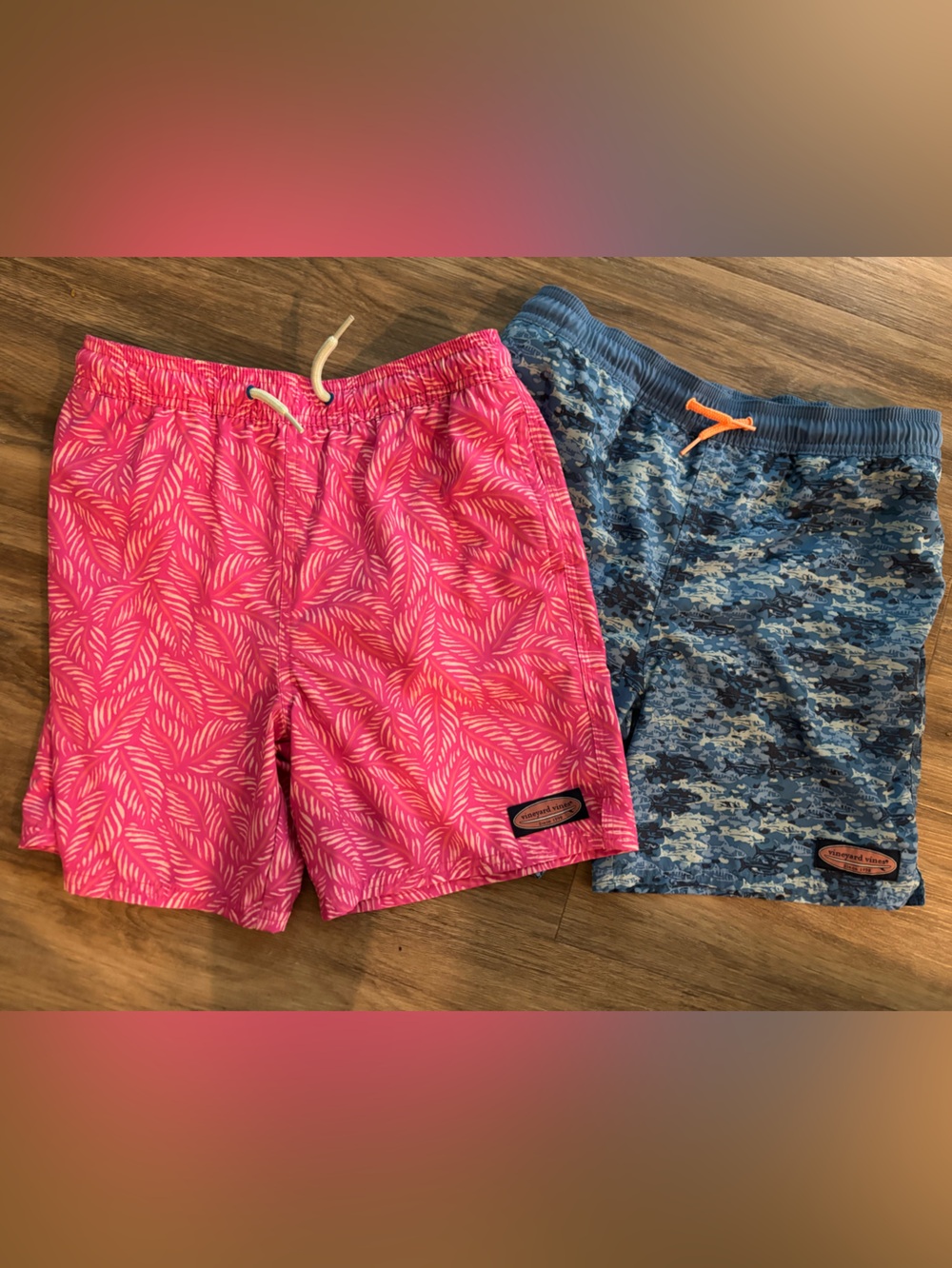 Vineyard Vines Swim Trunk Shorts Size Youth Medium x 2